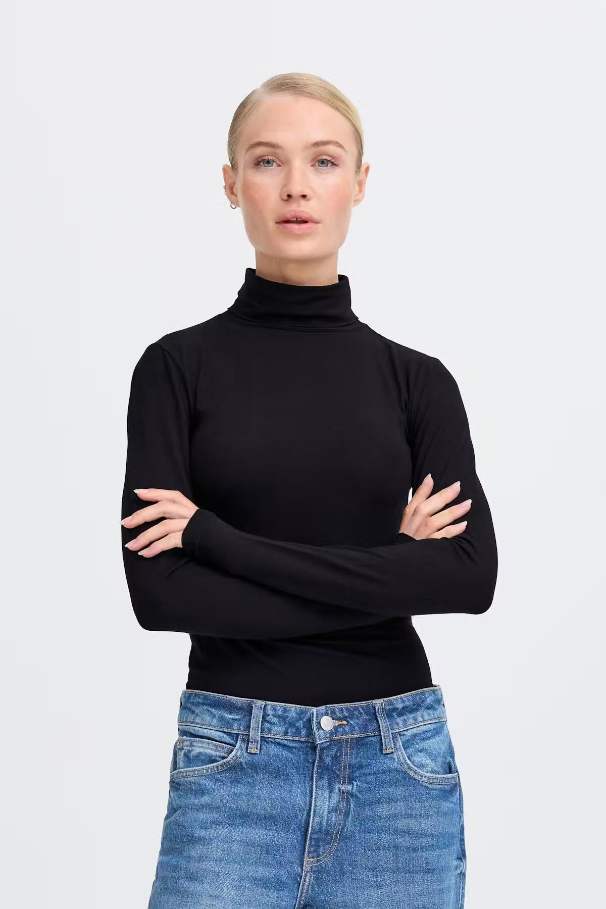 B-YOUNG 20802565 PAMILA ROLL NECK80001