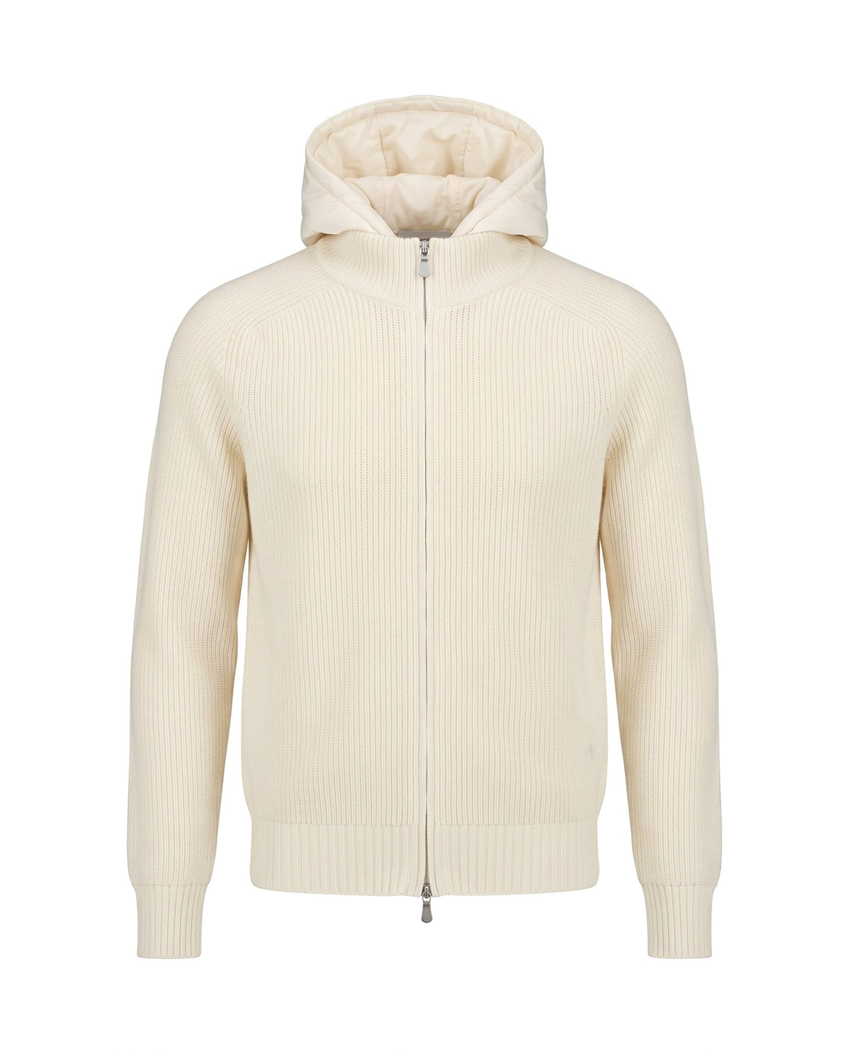 Gran Sasso - Maglia Full Zip Con Cappuccio