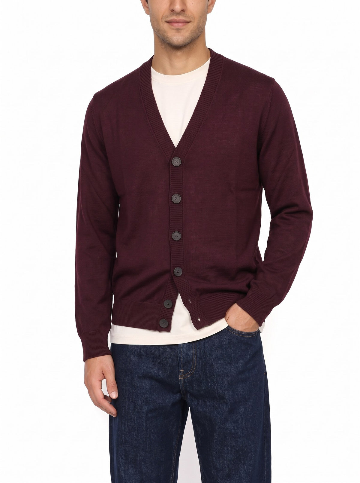 Gran Sasso - Cardigan Scollo a V