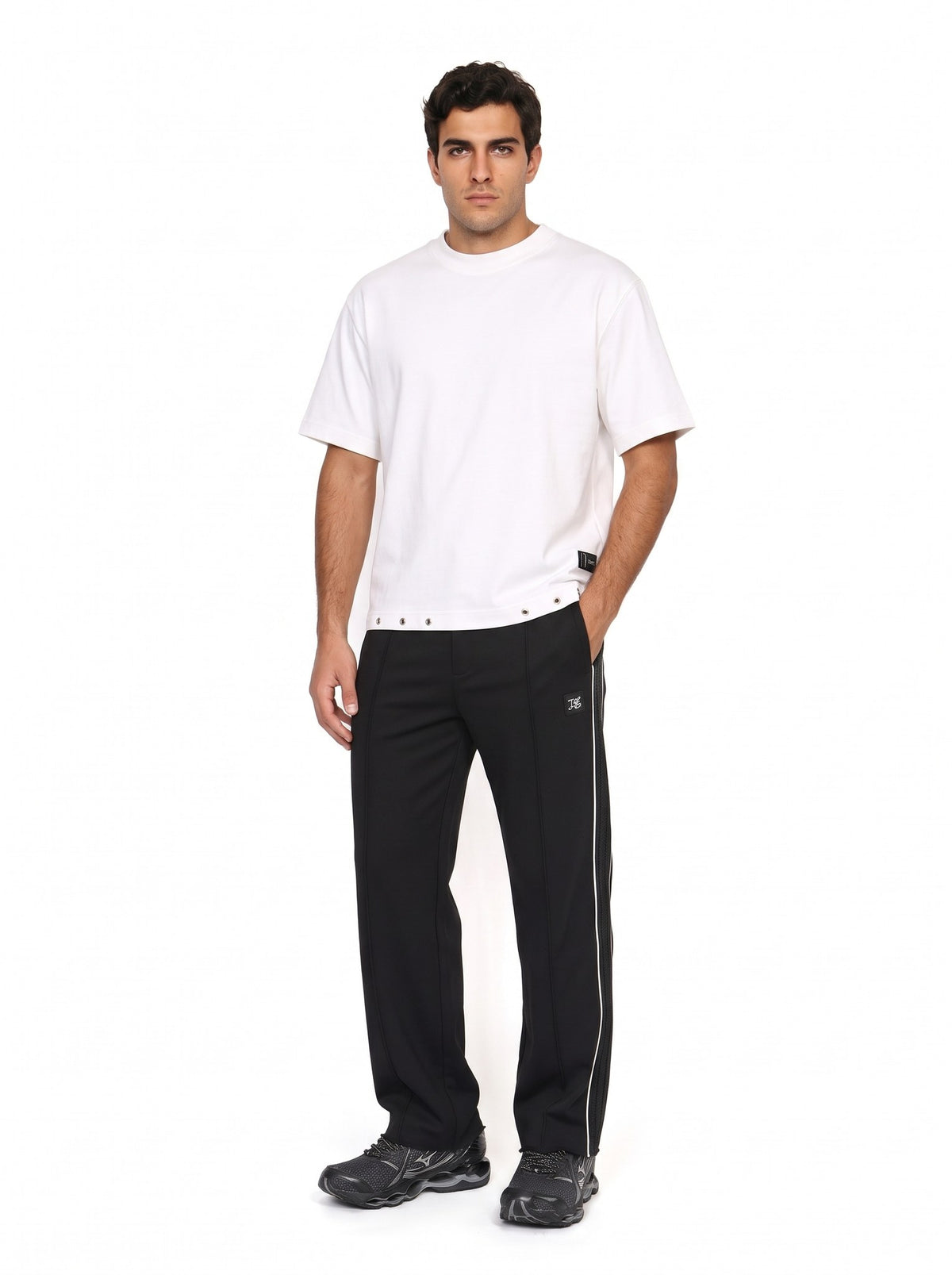 Low Brand - T-Shirt Con Occhielli