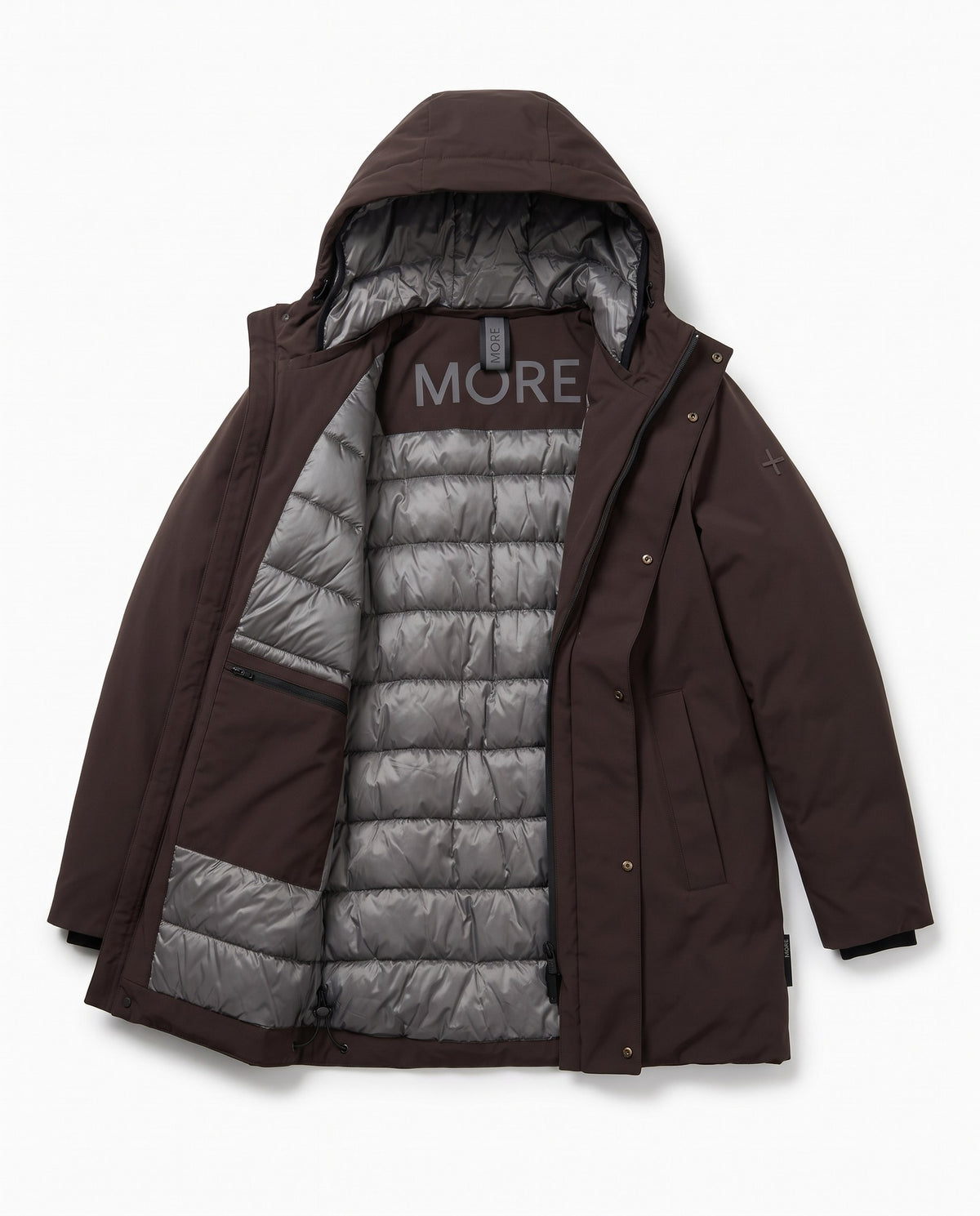 nylon superstrech cappuccio staccabile