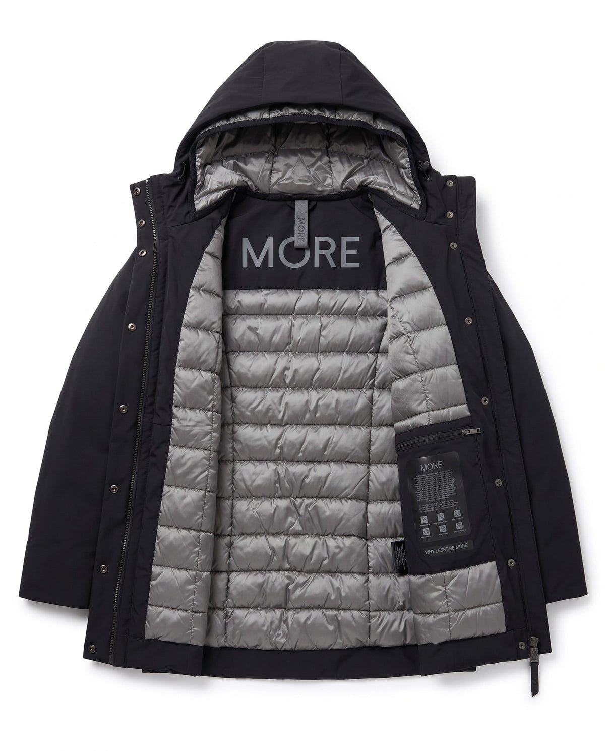 parka doppio cappuccio