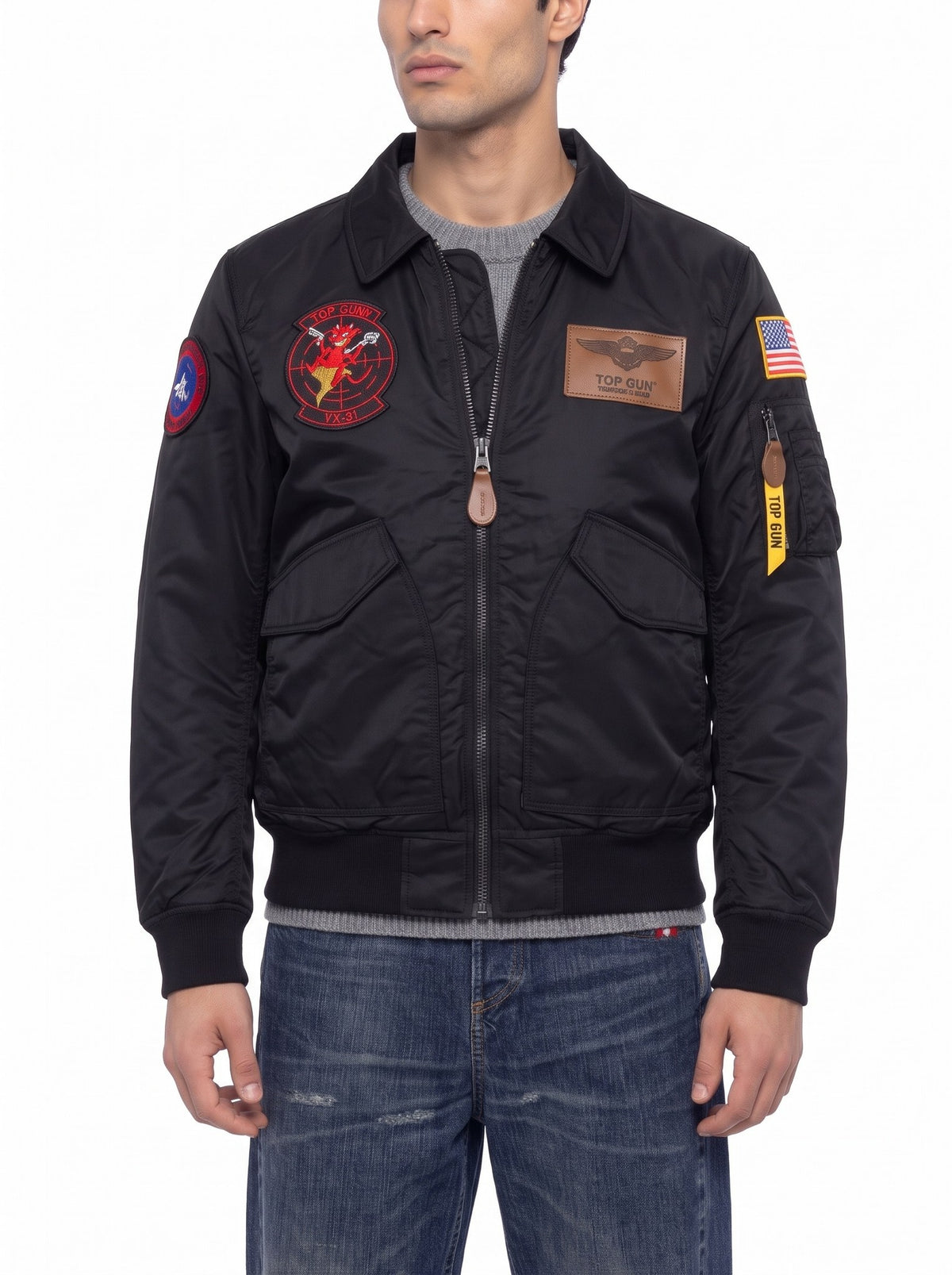 Top Gun - Bomber Con Patch