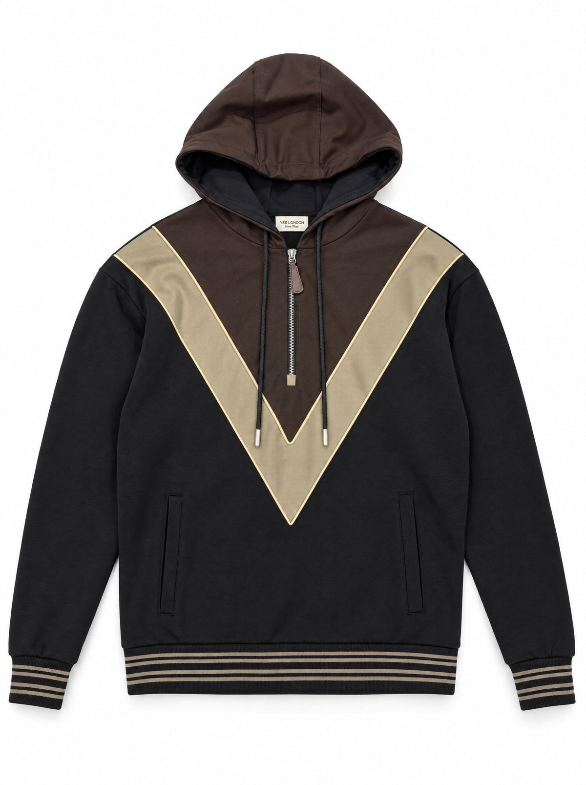 Yes London - Felpa Con Mezza Zip