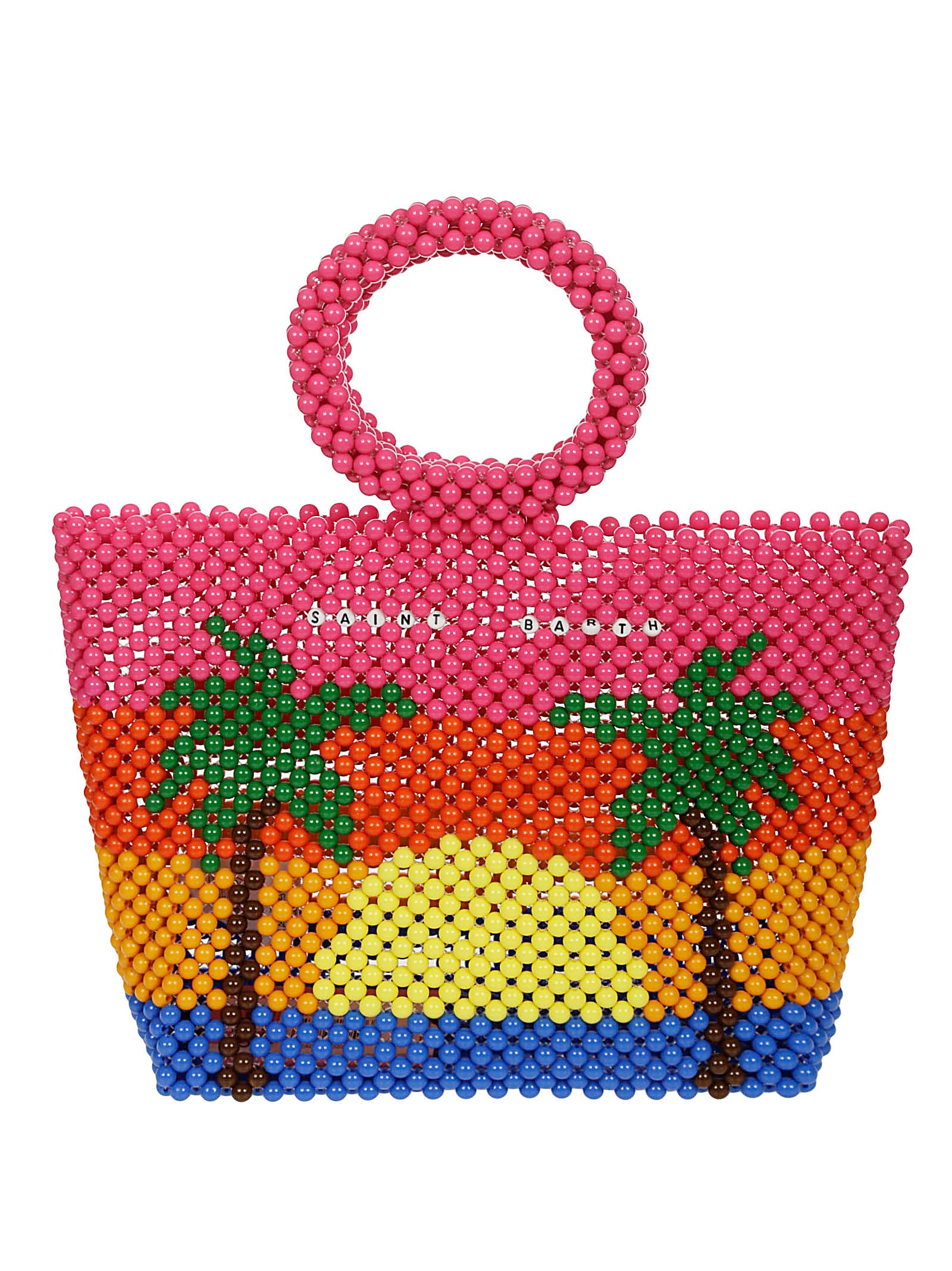 SAINT BARTH BEAD003 00201D BEADED BIG BAG00201D