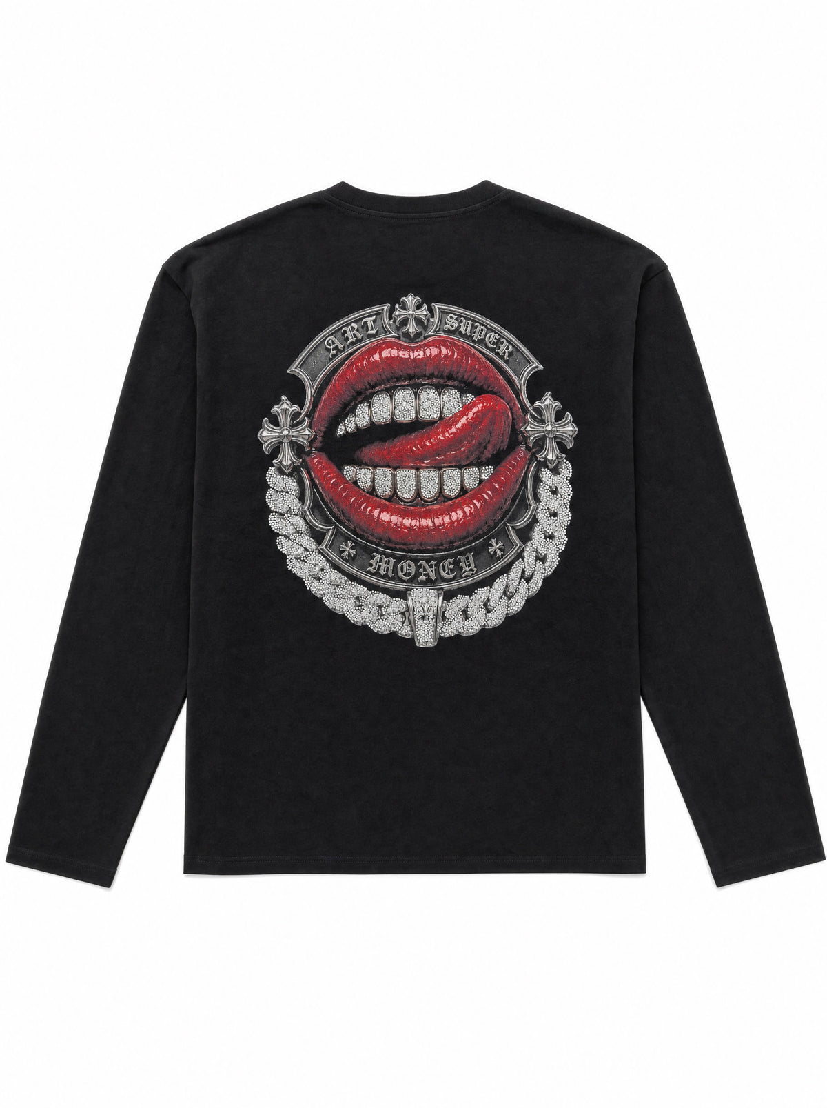 ArtSupermoney - T-Shirt Manica Lunga 