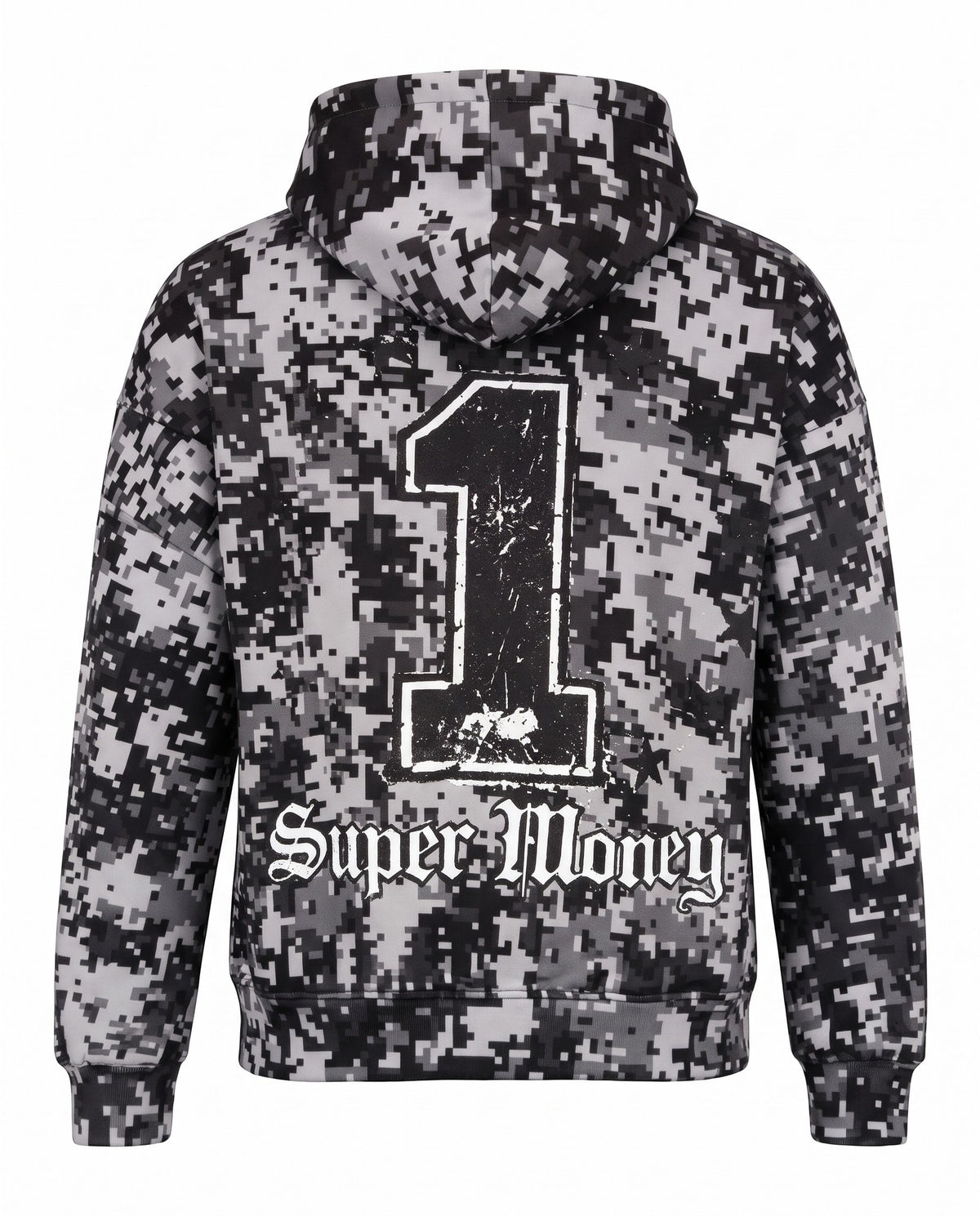 PIXEL HOODIEB ARTSUPERMONEY