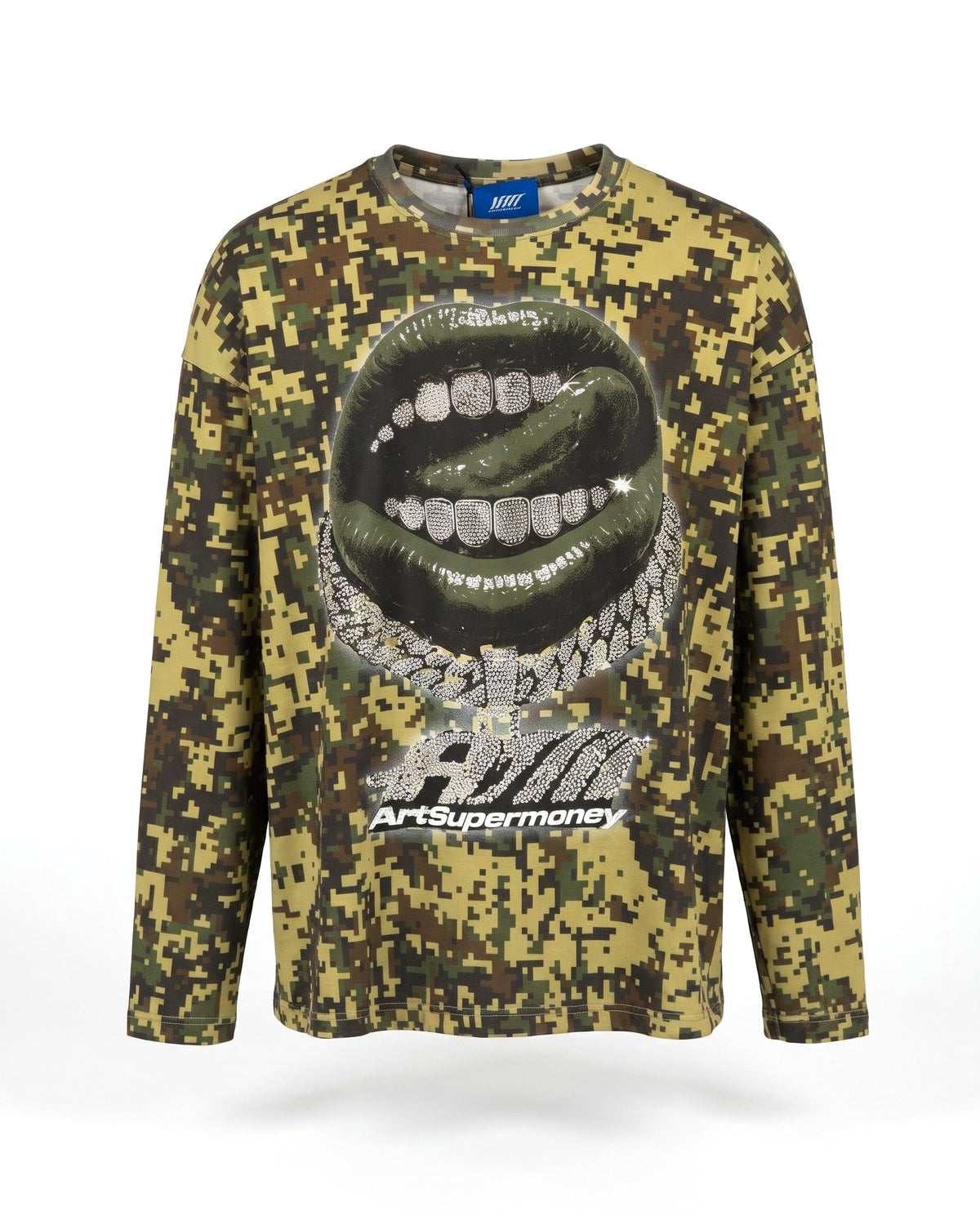 PIXEL LOBGSLEEVECAMO ARTSUPERMONEY