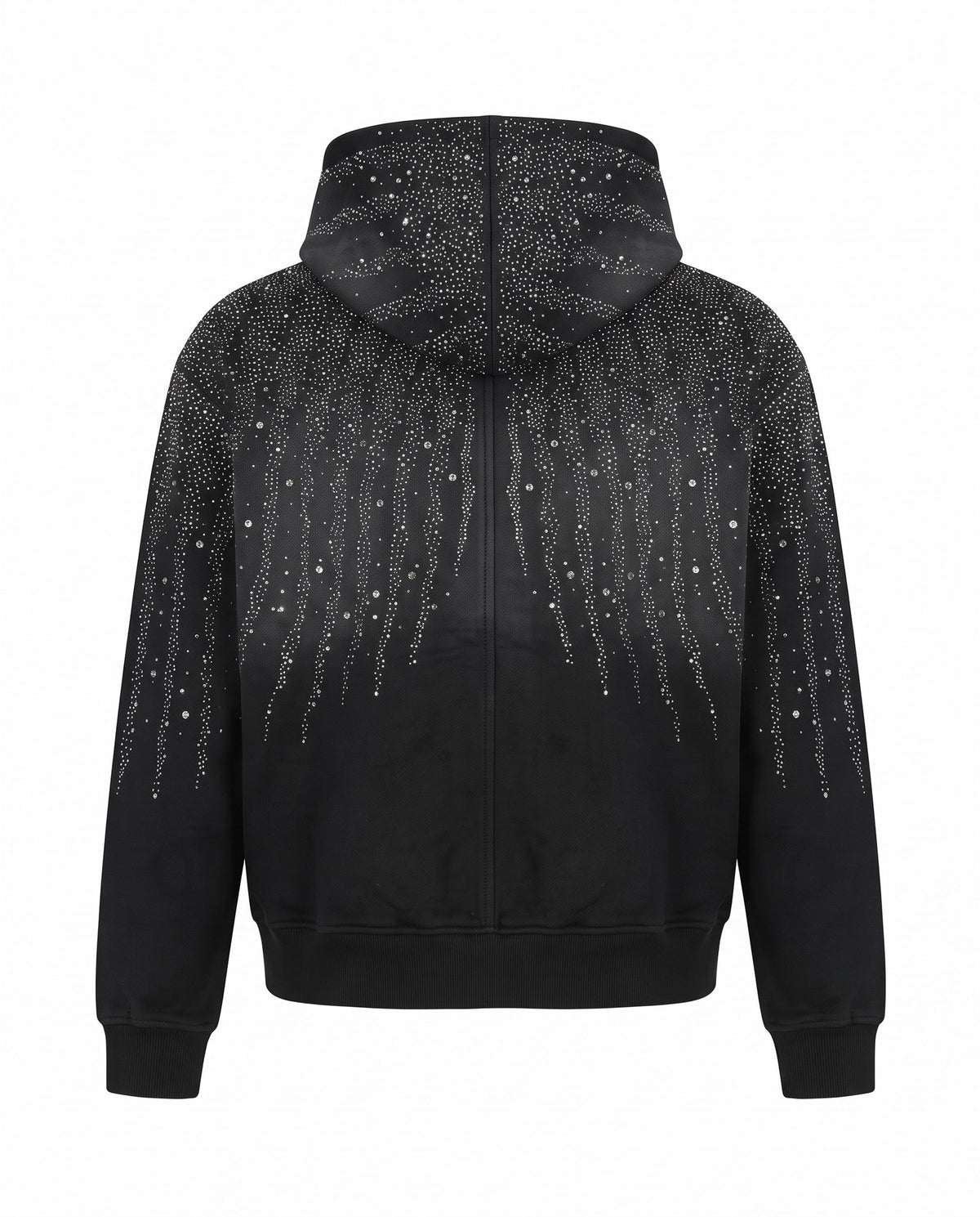 Black Island - Felpa Zip Con Strass 