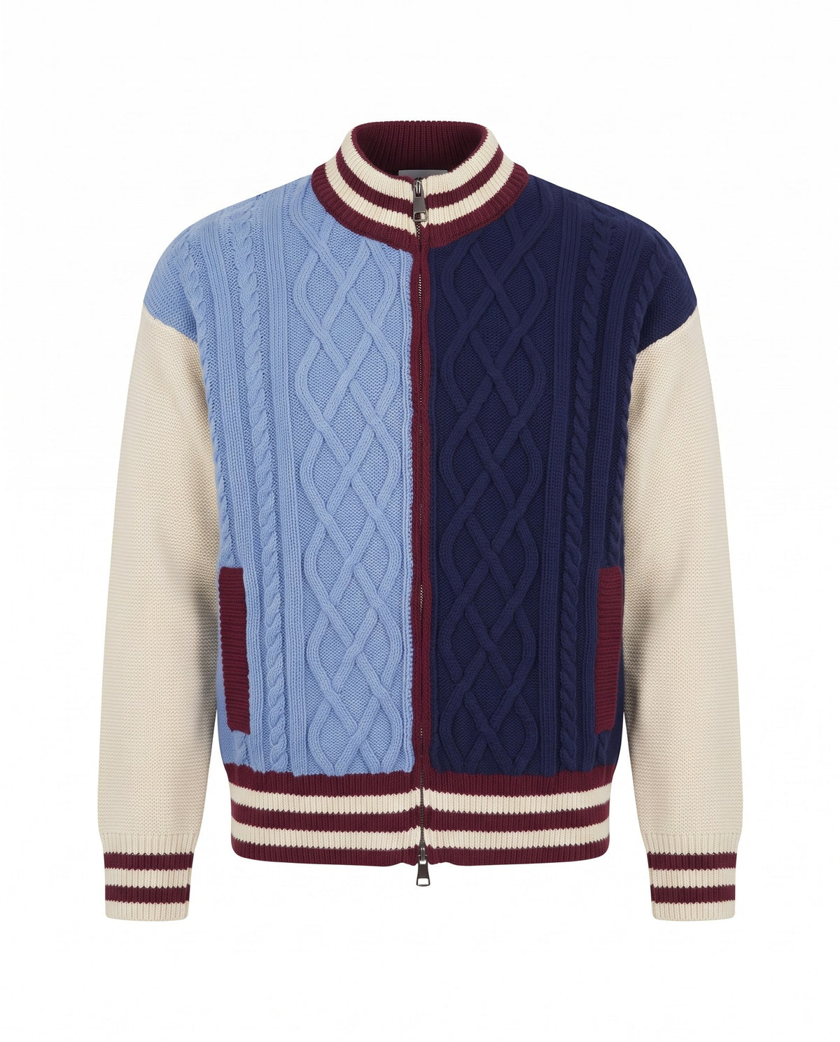 C93 - Cardigan Color Block 
