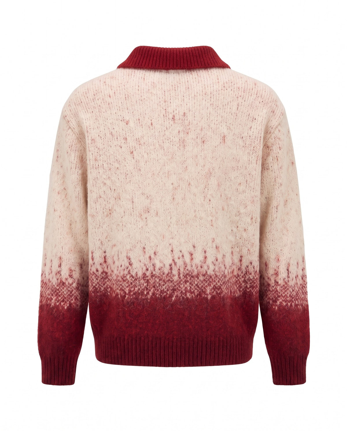 FADE-KNIT-POLO-SWEATERB HIDEOUT