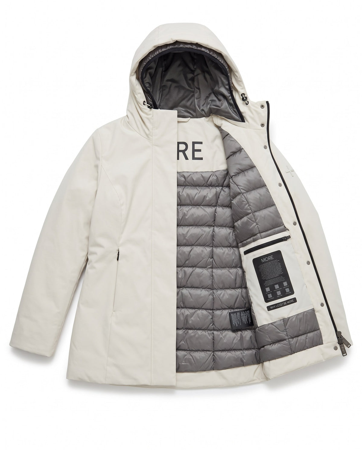 parka doppio cappuccio 