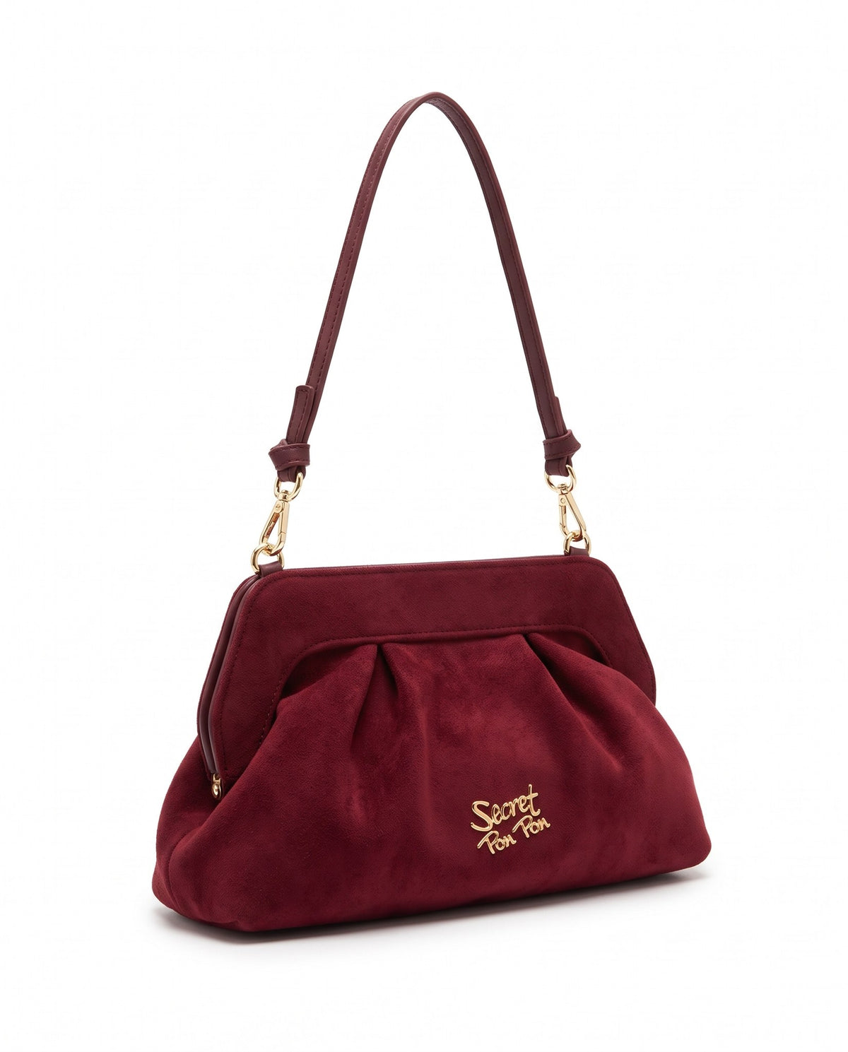 MARGARET SUEDE CLUTCH MB SECRET PON PON