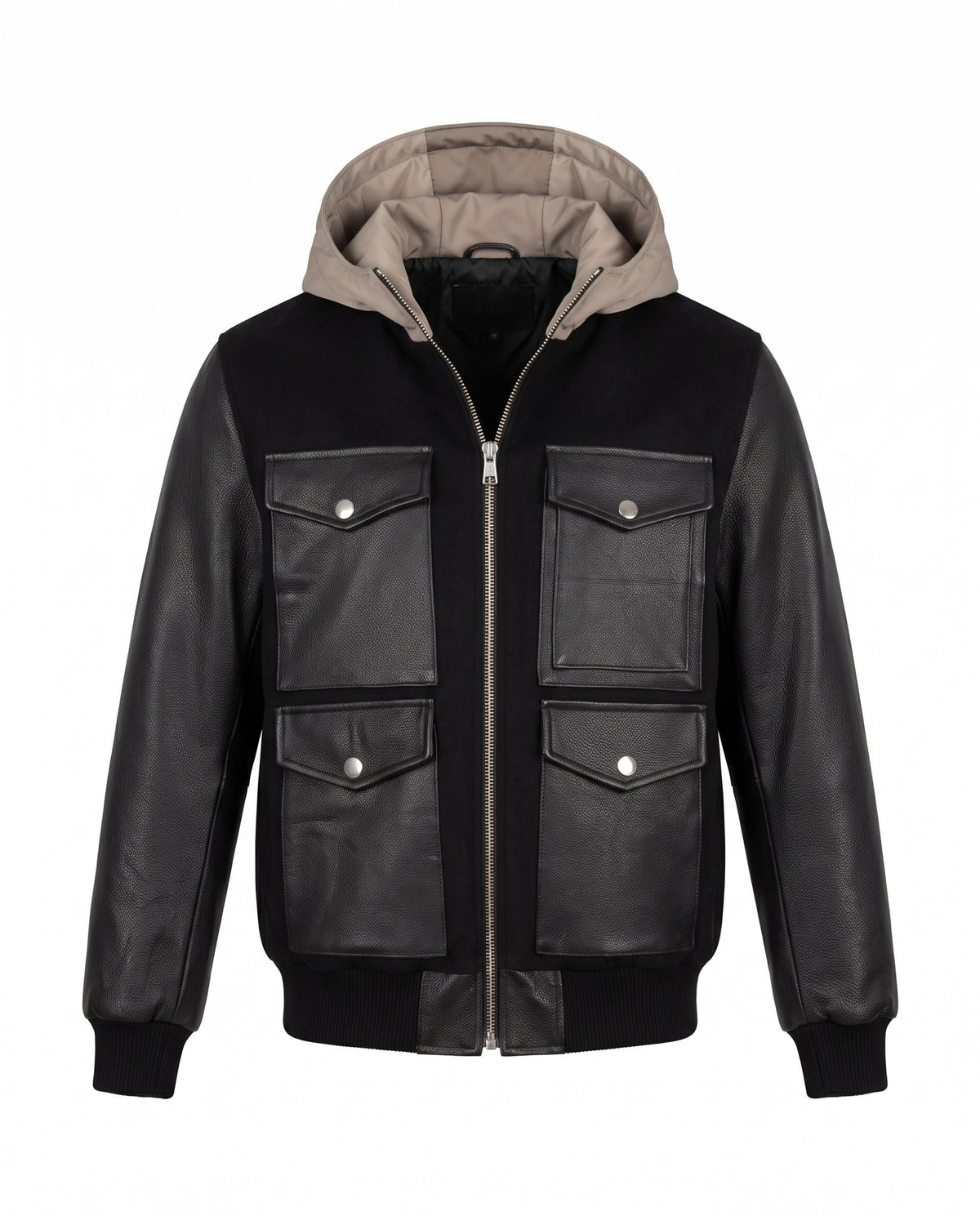 Yes London - Bomber Multitasca In Pelle 