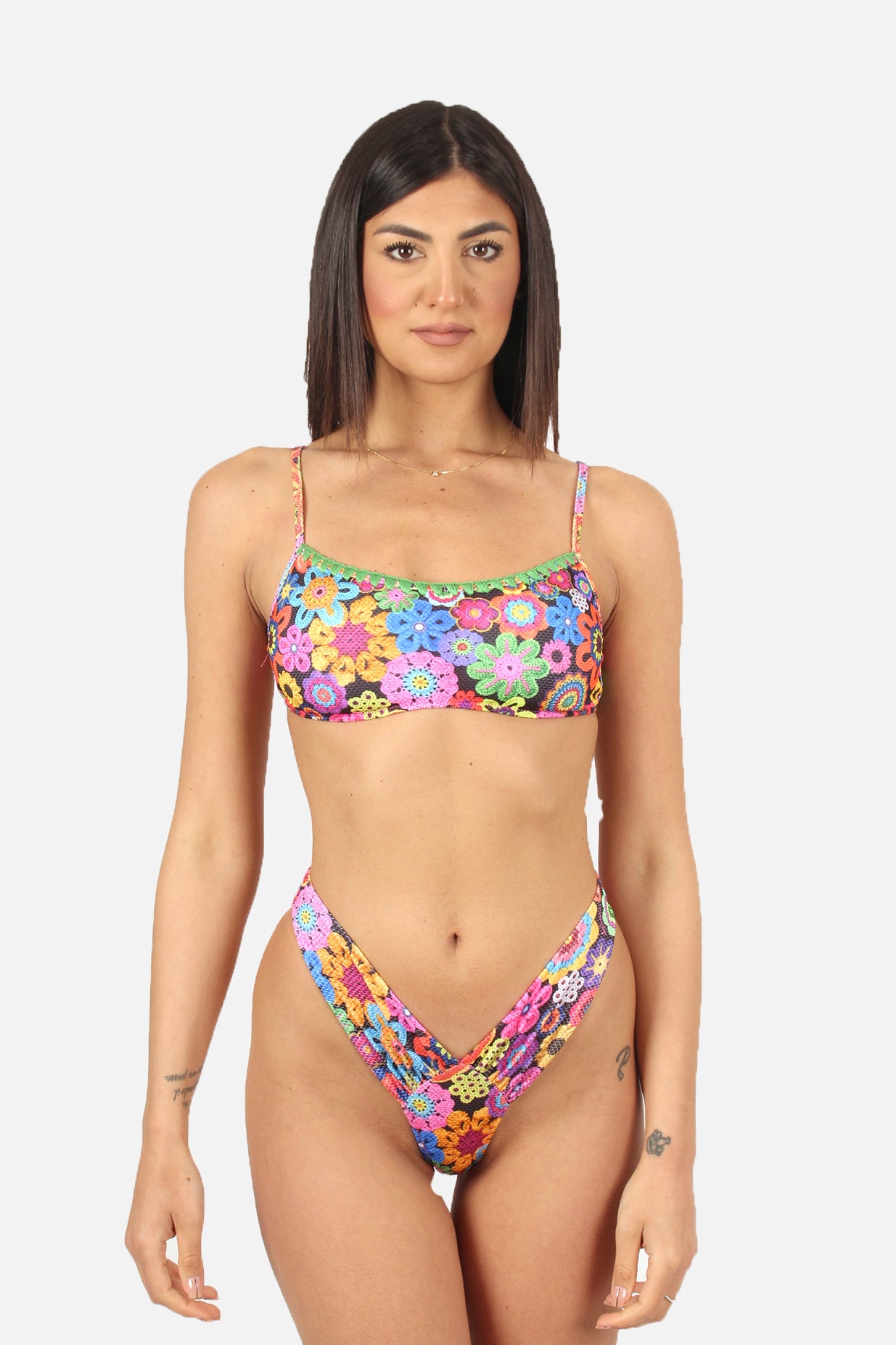 patterned bikini