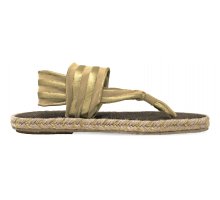 ganika sandal metallic